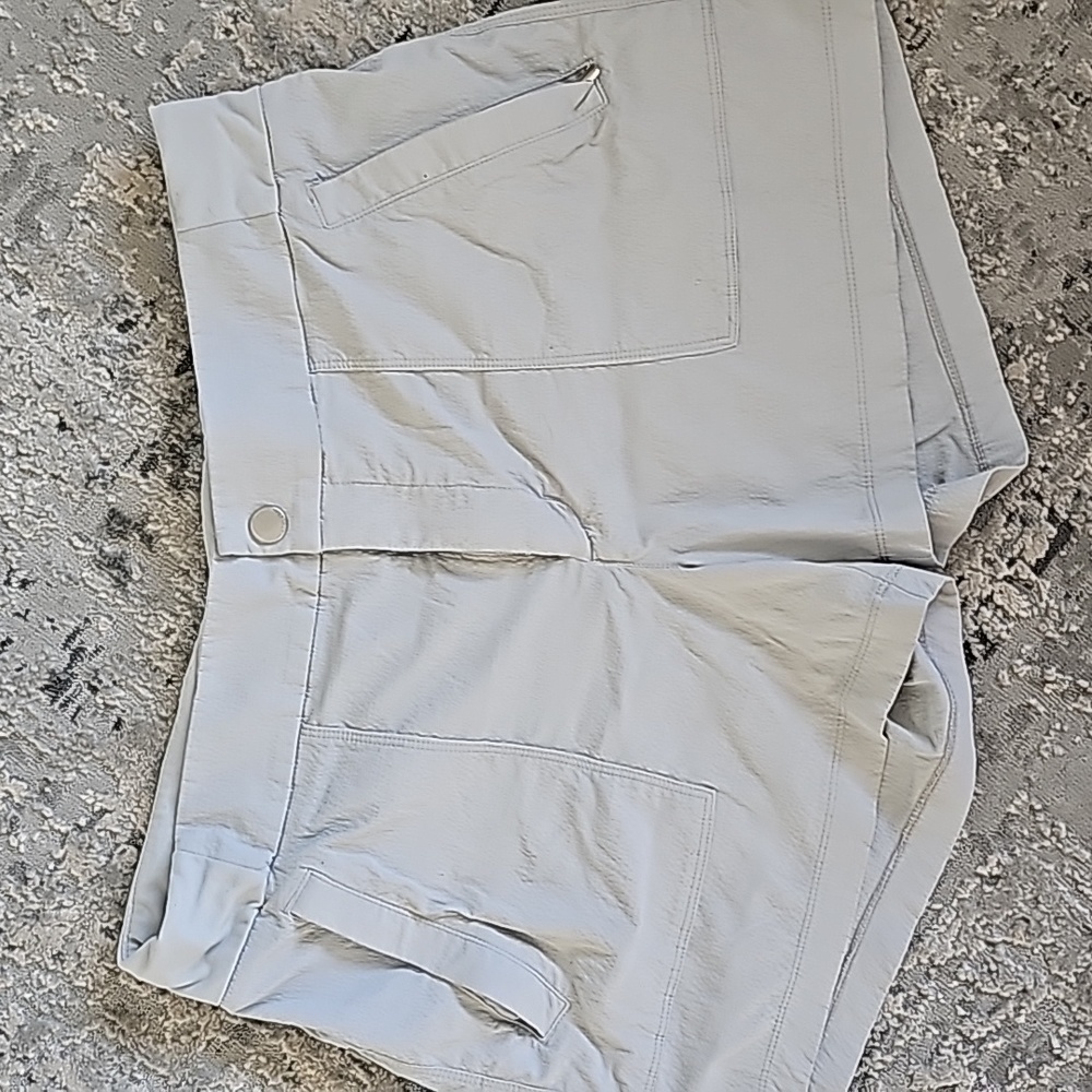 Athleta Light Gray Performance Shorts